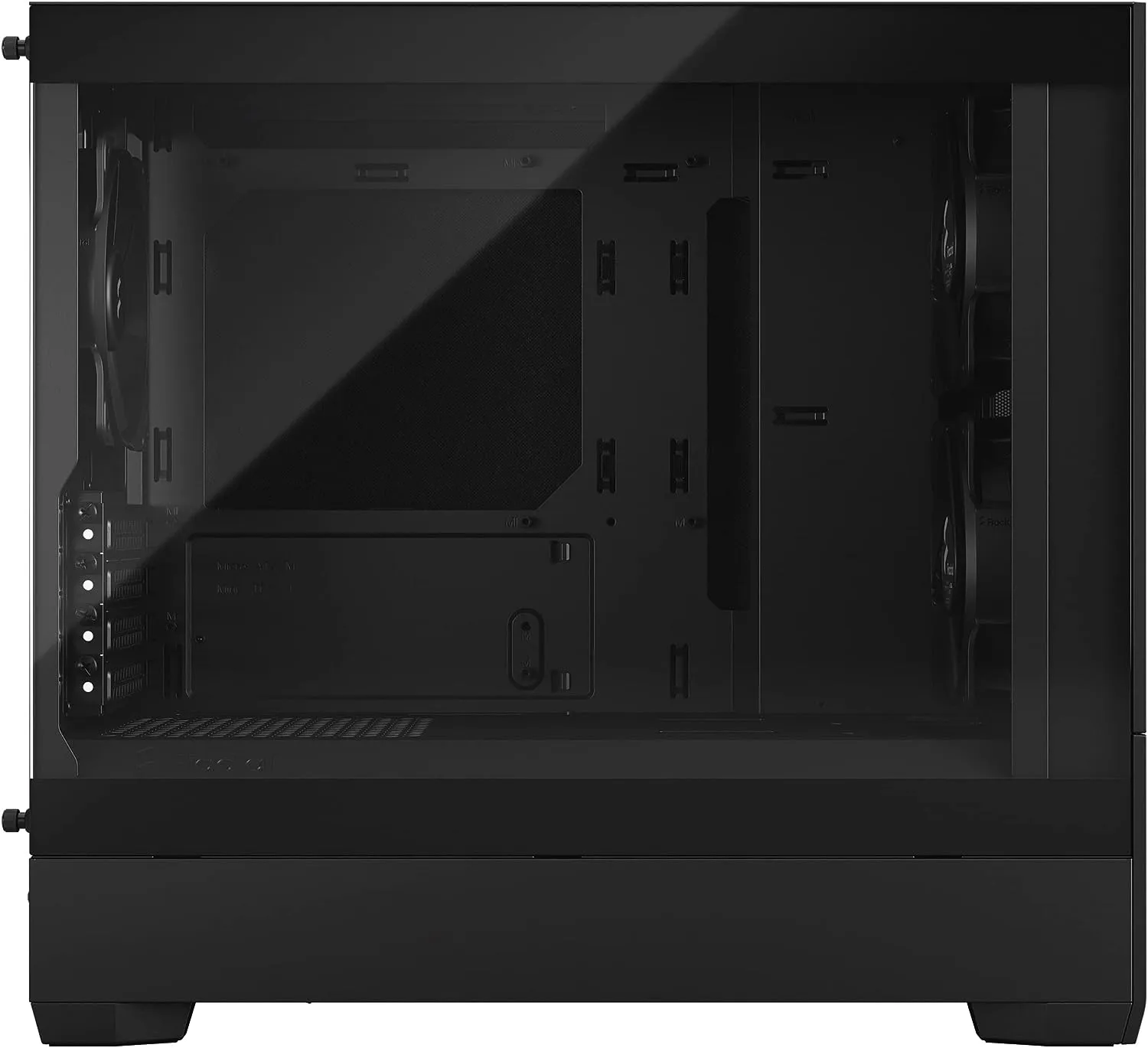 Fractal Design Pop Mini Silent Black TG Clear Tint M.ATX Case FD-C-POS1M-02