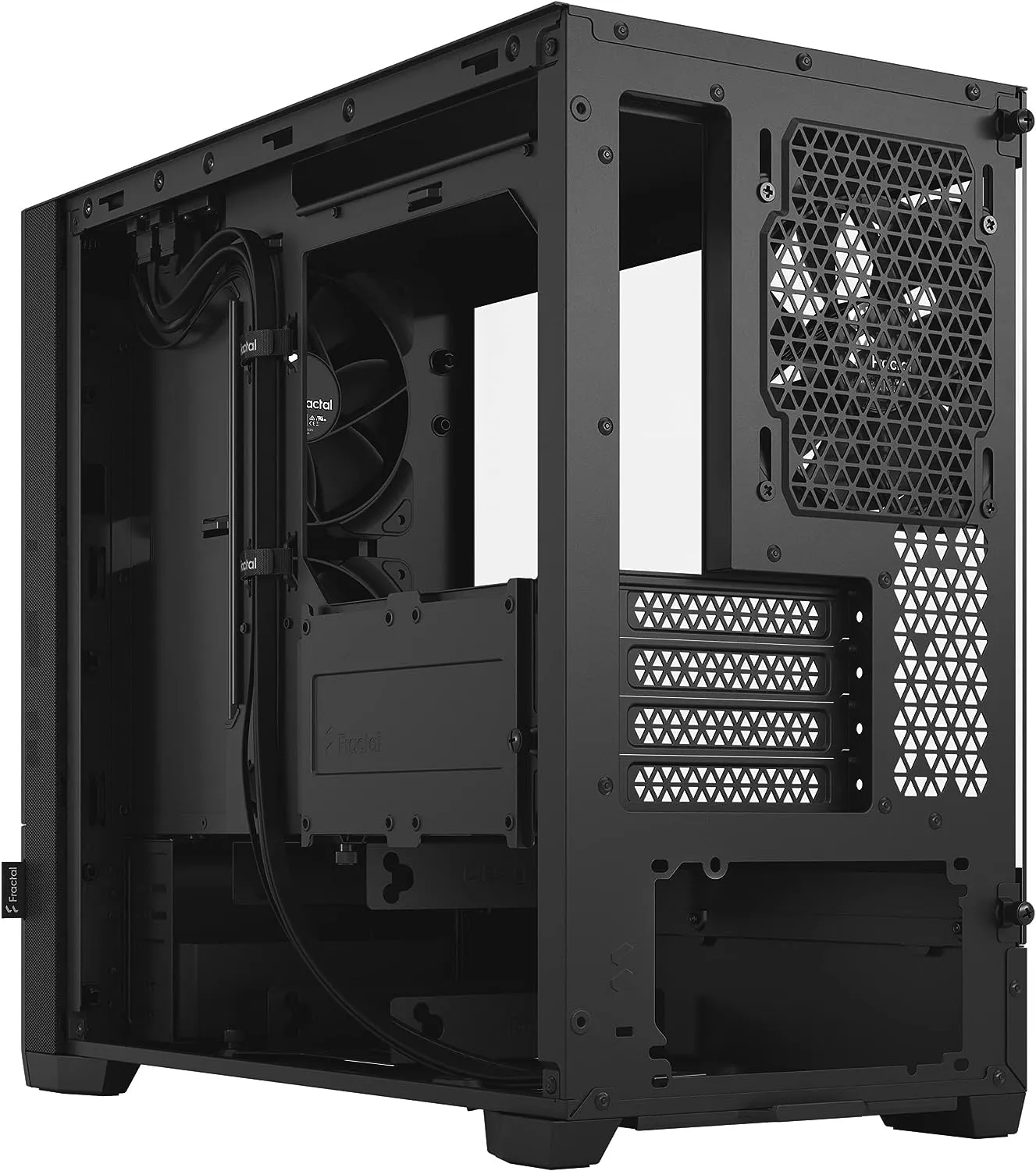 Fractal Design Pop Mini Silent Black TG Clear Tint M.ATX Case FD-C-POS1M-02
