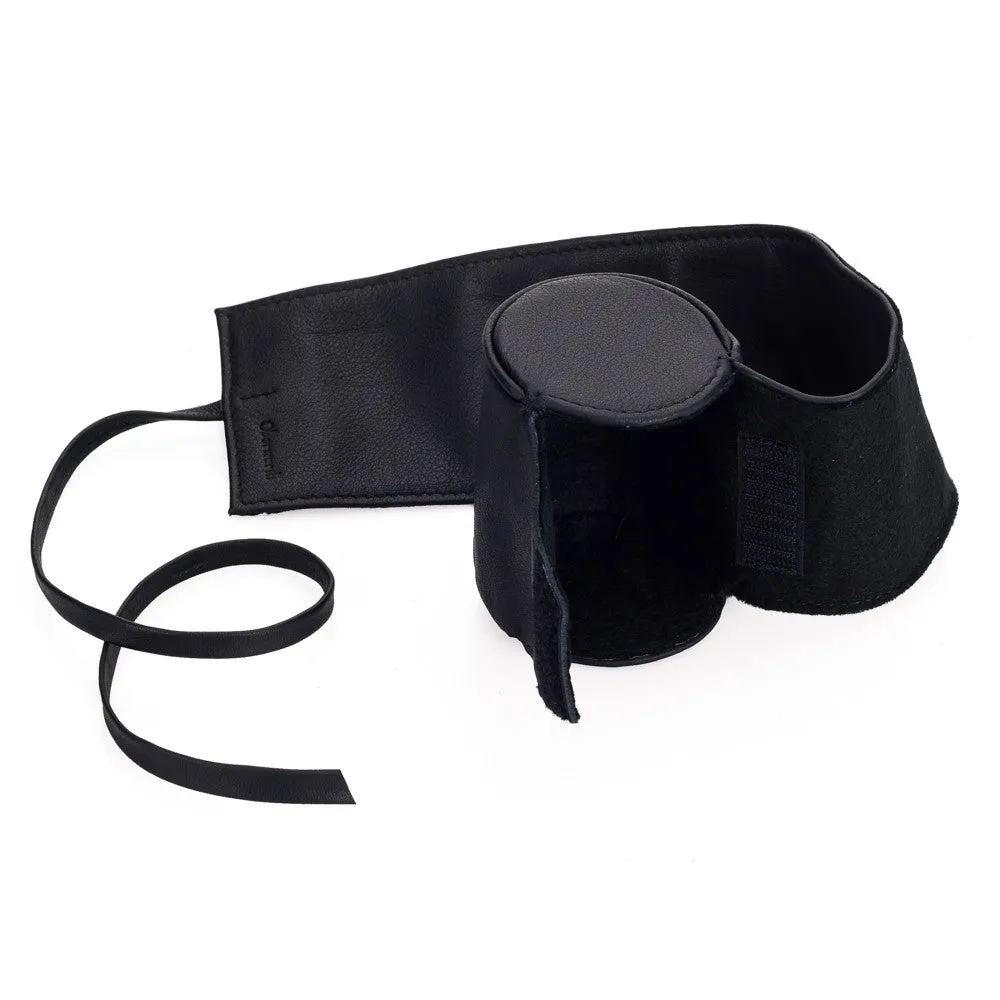 FREE Oberwerth Donau Leather Lens Wrap, Black, Medium