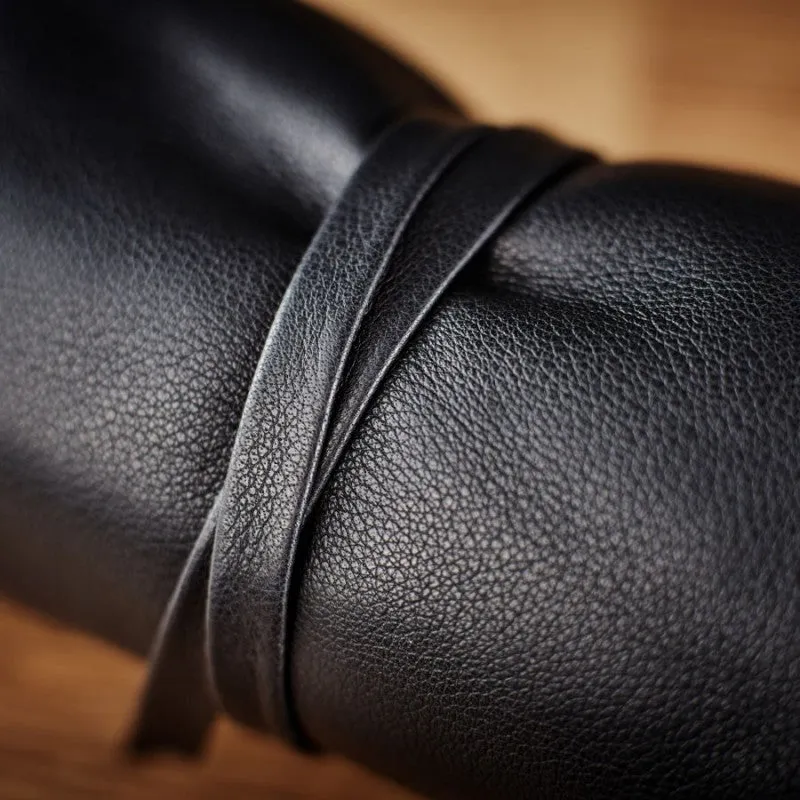 FREE Oberwerth Donau Leather Lens Wrap, Black, Medium