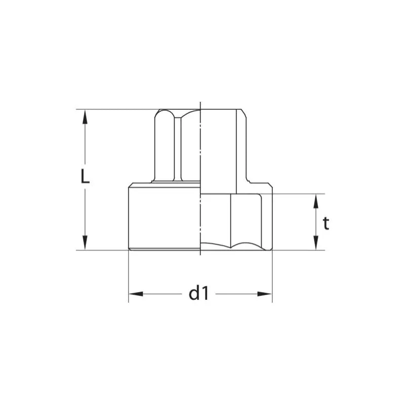 Gedore 2521547 Socket 1/2 Inch Short 11 mm
