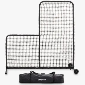 GoSports 7 ft x 7 ft PRO Baseball & Softball L Screen