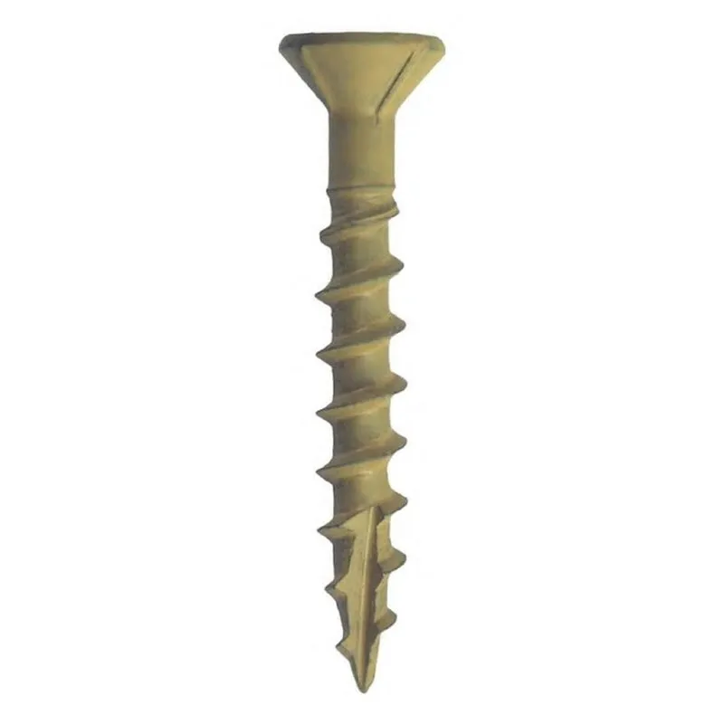 Grip-Rite PrimeGuard Plus No. 8 wire X 1-5/8 in. L Tan Star Bugle Head Deck Screws 5 lb 614 pk