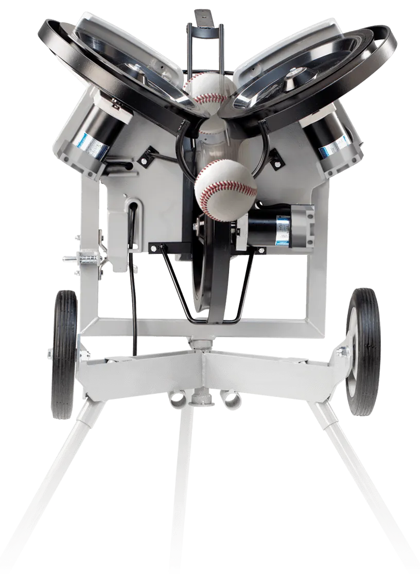 Hack Attack Pitching Machine 3 Wheel Machine