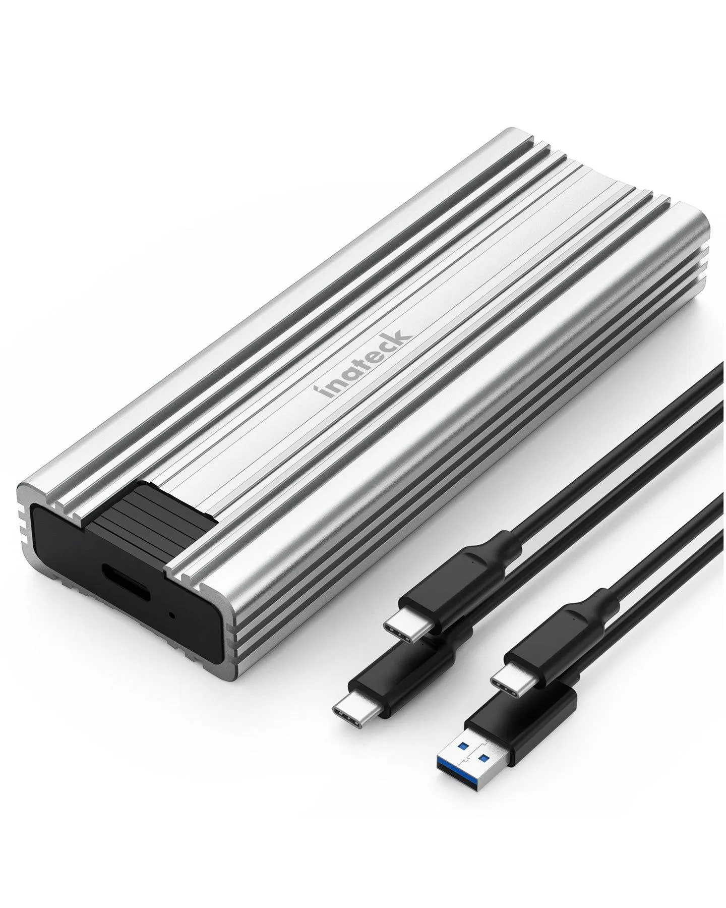 Hard Drive Enclosure for M.2 NVMe & SATA with USB 3.2 & 10Gbps Transmission, FE2025