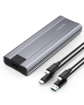 Hard Drive Enclosure for M.2 NVMe & SATA with USB 3.2 & 10Gbps Transmission, FE2026
