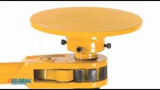 Heavy-Duty Trailer Stabilizing Jack Stand, 100,000 Lb. Static Capacity