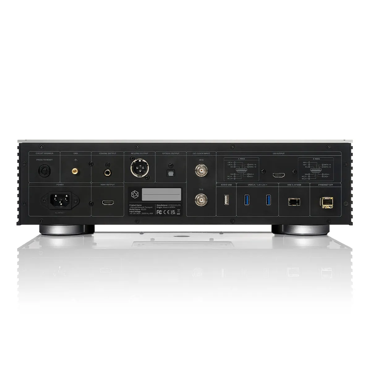 HiFi Rose RS130 Network Transport (Black)