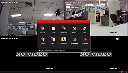 Hikvision DS-7616NI-Q2/16P 16 Channel PoE 4K Network Video Recorder NVR with 4TB Hard Drive Storage
