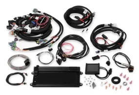 Holley EFI Performance Products Terminator GM LS Fuel Injection Multi Port Power Module/Programmer/O2 Sensor/Fittings/Bungs Trans Control/DBW - LS2/LS3