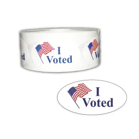 I Voted Roll of 1000 Stickers