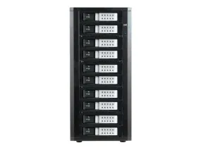 iStar DAGE1040DE1SL-PM 10bay eSATA-Port Multiplier Trayless Hotswap Tower