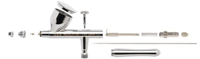 Iwata Revolution HP-CR3 Gravity Feed Dual Action Airbrush 0.3mm