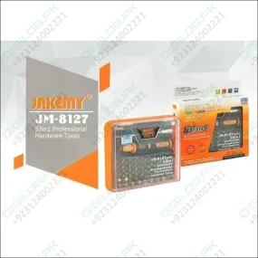 Jakemy Jm-8127 53in 1 Screwdriver Ratchet Hand-tools Suite Furniture Computer Electrical Maintenance Tools
