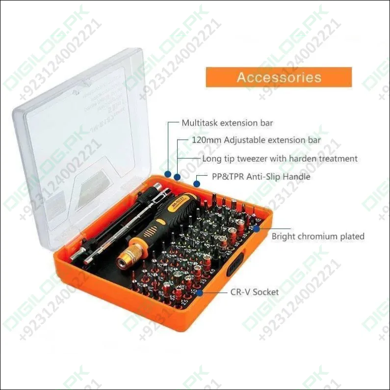 Jakemy Jm-8127 53in 1 Screwdriver Ratchet Hand-tools Suite Furniture Computer Electrical Maintenance Tools