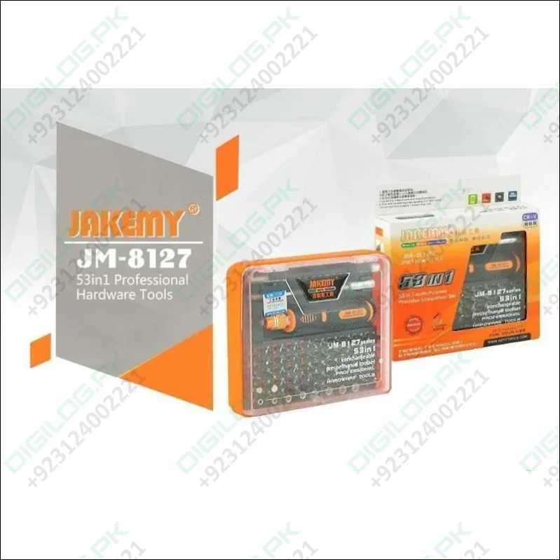 Jakemy Jm-8127 53in 1 Screwdriver Ratchet Hand-tools Suite Furniture Computer Electrical Maintenance Tools