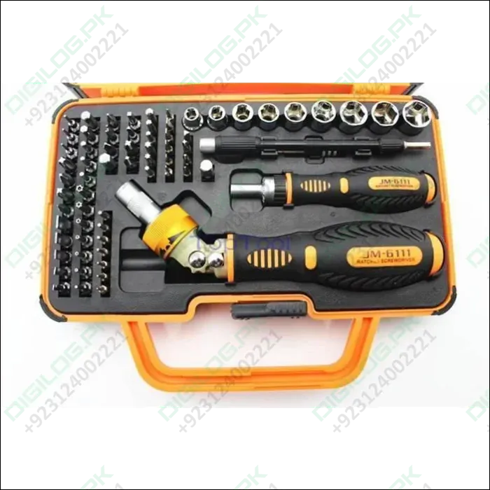Jm-6111 69 In 1 Screwdriver Ratchet Hand-tools Suite Furniture Computer Electrical Maintenance Tools