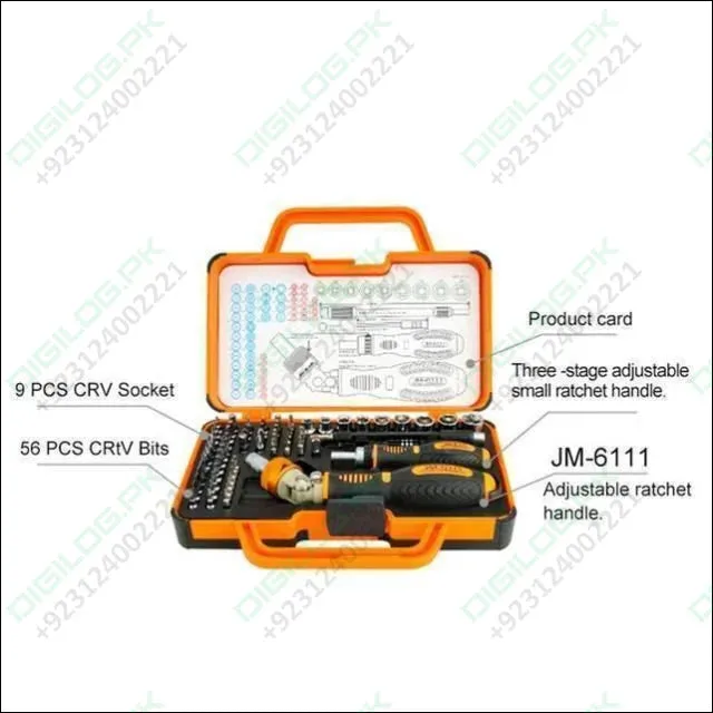 Jm-6111 69 In 1 Screwdriver Ratchet Hand-tools Suite Furniture Computer Electrical Maintenance Tools
