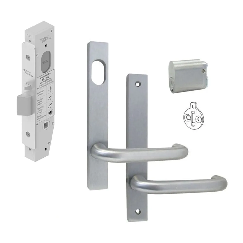 KABA CLASSROOM LOCK SET SATIN CHROME PLATE SBM2KIT70