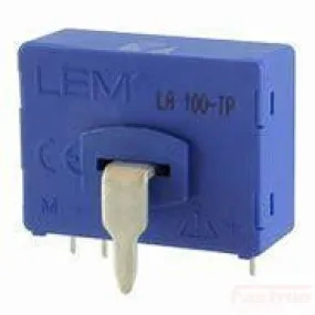 LA 100-TP C/L Hall Effect Current Sensor, 100 Amp, 50mA Output, No Aperture,  /-12..15V Supply, PCB Mount, X = 0.45%