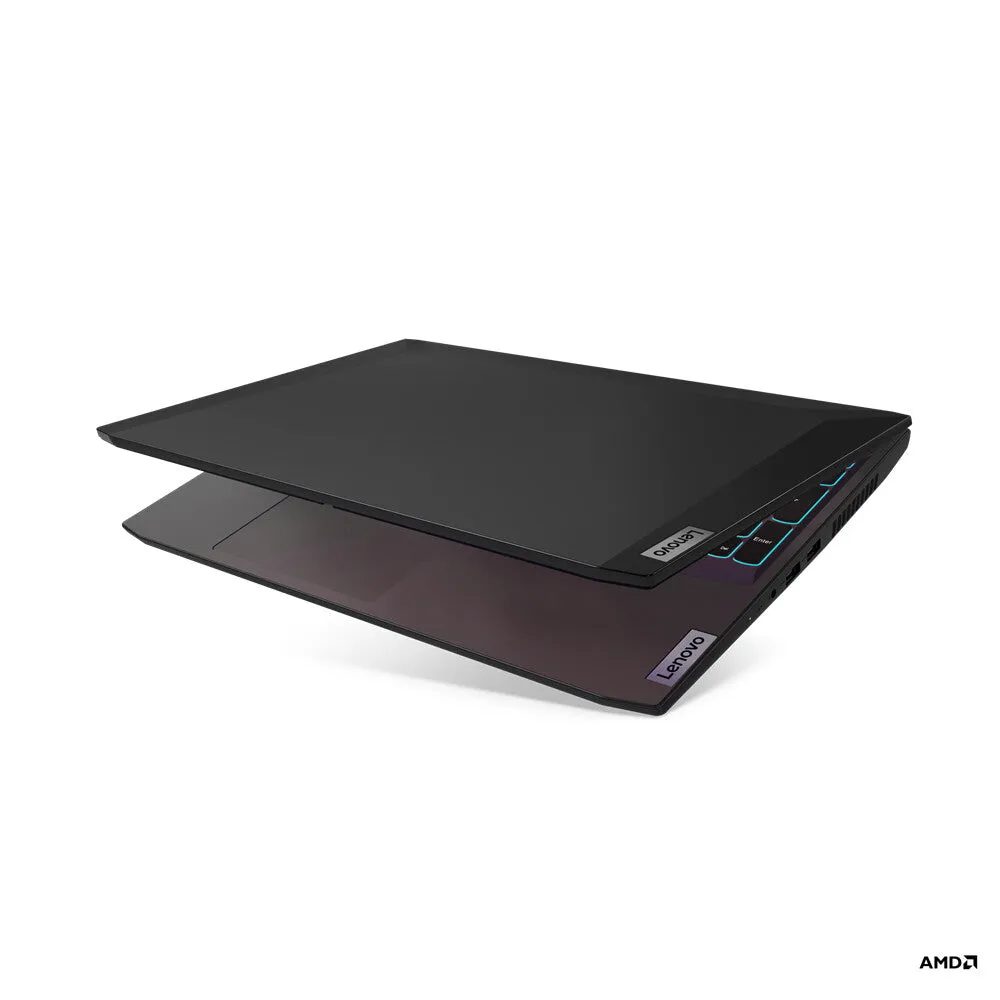 Lenovo IdeaPad Gaming 3 AMD Ryzen™ 5 5600H Laptop 39.6 cm (15.6") Full HD 8 GB DDR4-SDRAM 512 GB SSD NVIDIA GeForce RTX 3050 Wi-Fi 6 (802.11ax) Windows 10 Home Black