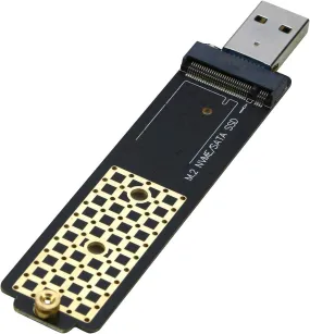 M.2 to USB Adapter, RIITOP Nvme to USB 3.1 Reader Card Compatible with Both Nvme (Pci-E) M Key SSD & (B M Key SATA Based) NGFF SSD M.2 to USB Adapter, RIITOP Nvme to USB 3.1 Reader Card Compatible with Both Nvme (Pci-E) M Key SSD & (B M Key SATA Based) NGFF SSD