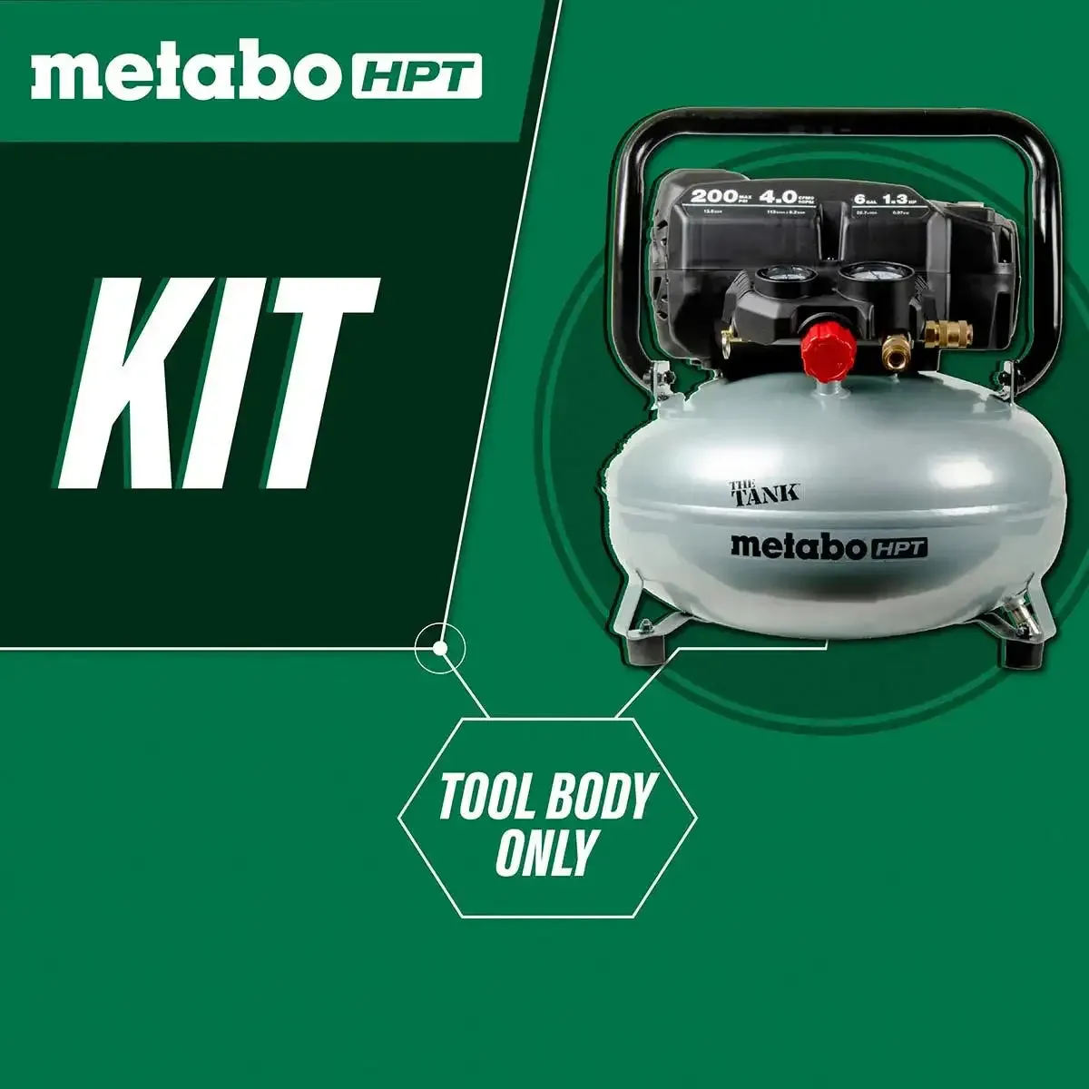Metabo HPT The Tank 6 Gal 200PSI Pancake Compressor