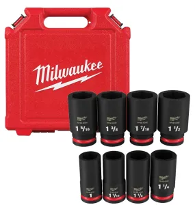 Milwaukee SHOCKWAVE Impact Duty Series 49-66-7018 Socket Set, Steel, Specifications: 3/4 in Drive :SET: QUANTITY: 1