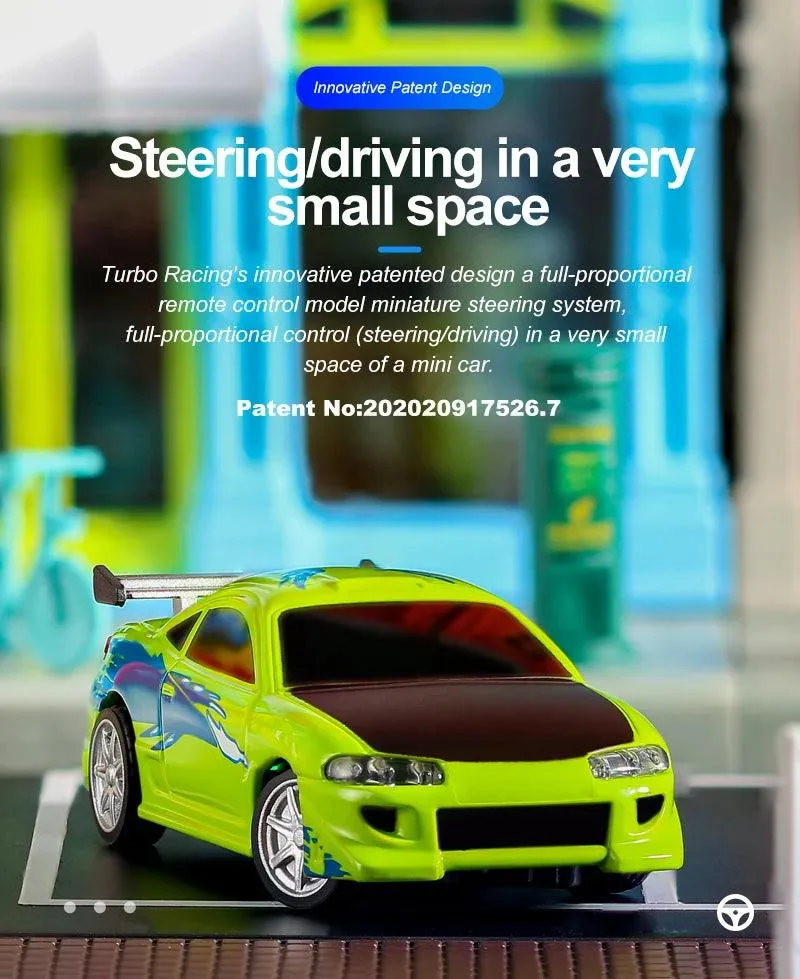 Mini Turbo RC Car Kit: Proportional Remote Control Racing Experience