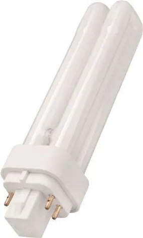 Monument Dual Tube Compact Fluorescent Lamp 13 Watts 2700K 82 Cri G24Q-1 Base Energy Saving
