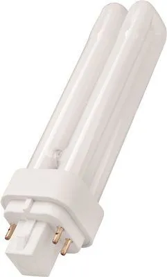 Monument Dual Tube Compact Fluorescent Lamp 13 Watts 2700K 82 Cri G24Q-1 Base Energy Saving