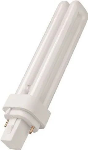 Monument Dual Tube Compact Fluorescent Lamp 18 Watts 4100K 82 Cri G24D-2 Base Energy Saving