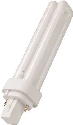 Monument Dual Tube Compact Fluorescent Lamp 18 Watts 4100K 82 Cri G24D-2 Base Energy Saving