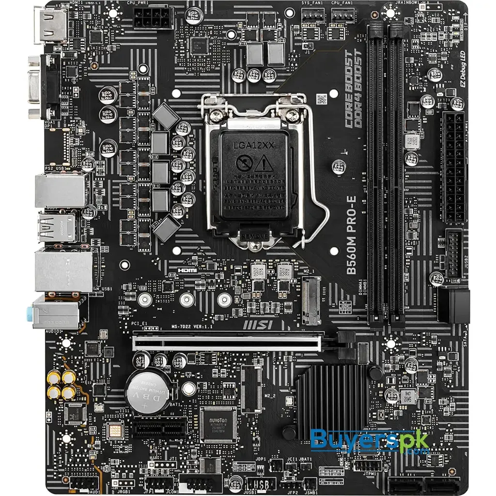 Msi B560m Pro e Motherboard