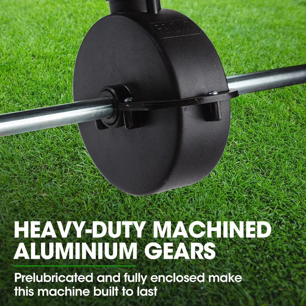 Non-Toxic 60L Walk Behind Broadcast Spreader with Flow Adjustment - PlantCraft