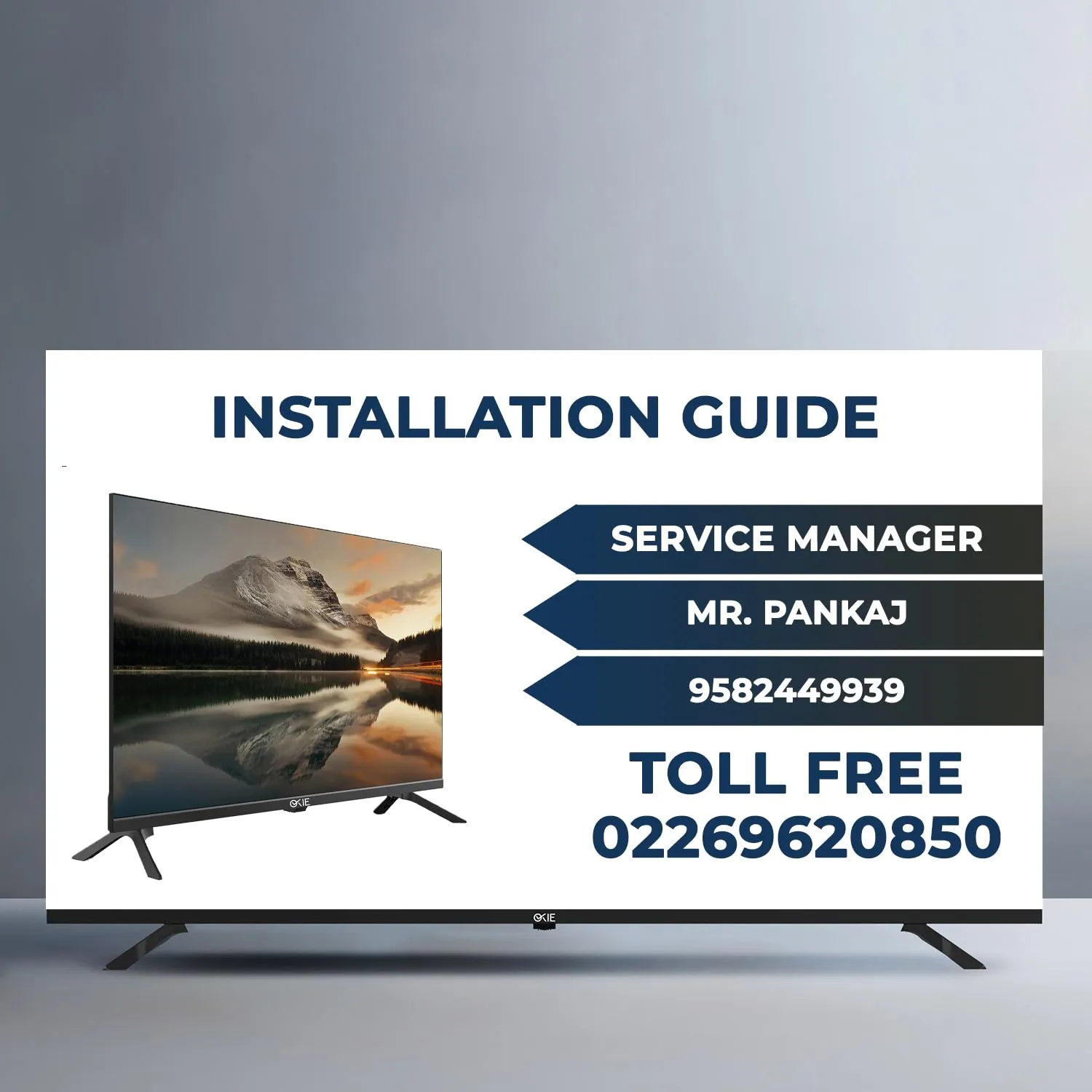 Okie TV 100 cm (40 Inch) HD Smart LED TV BCDH-32AB (Black)