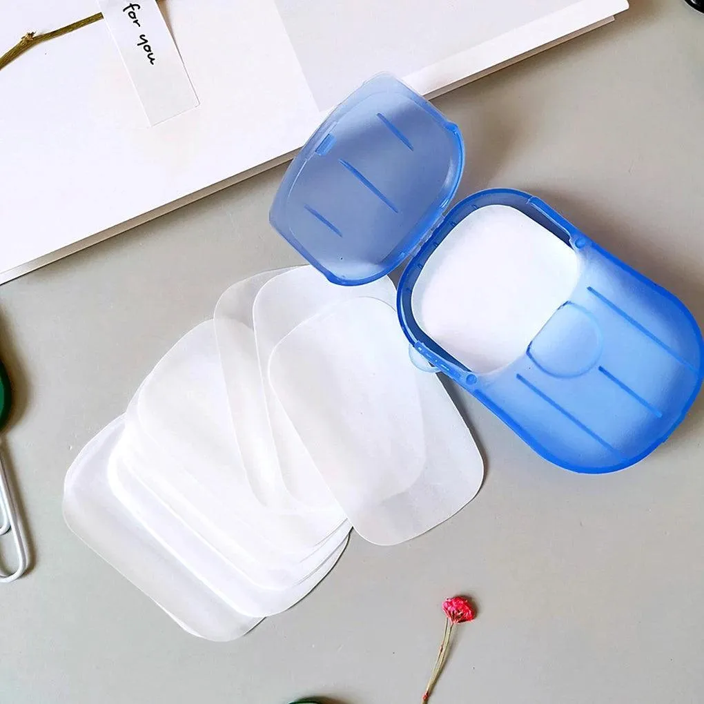 On-The-Go Scented Soap Paper: Portable Cleansing Sheets for Travelers
