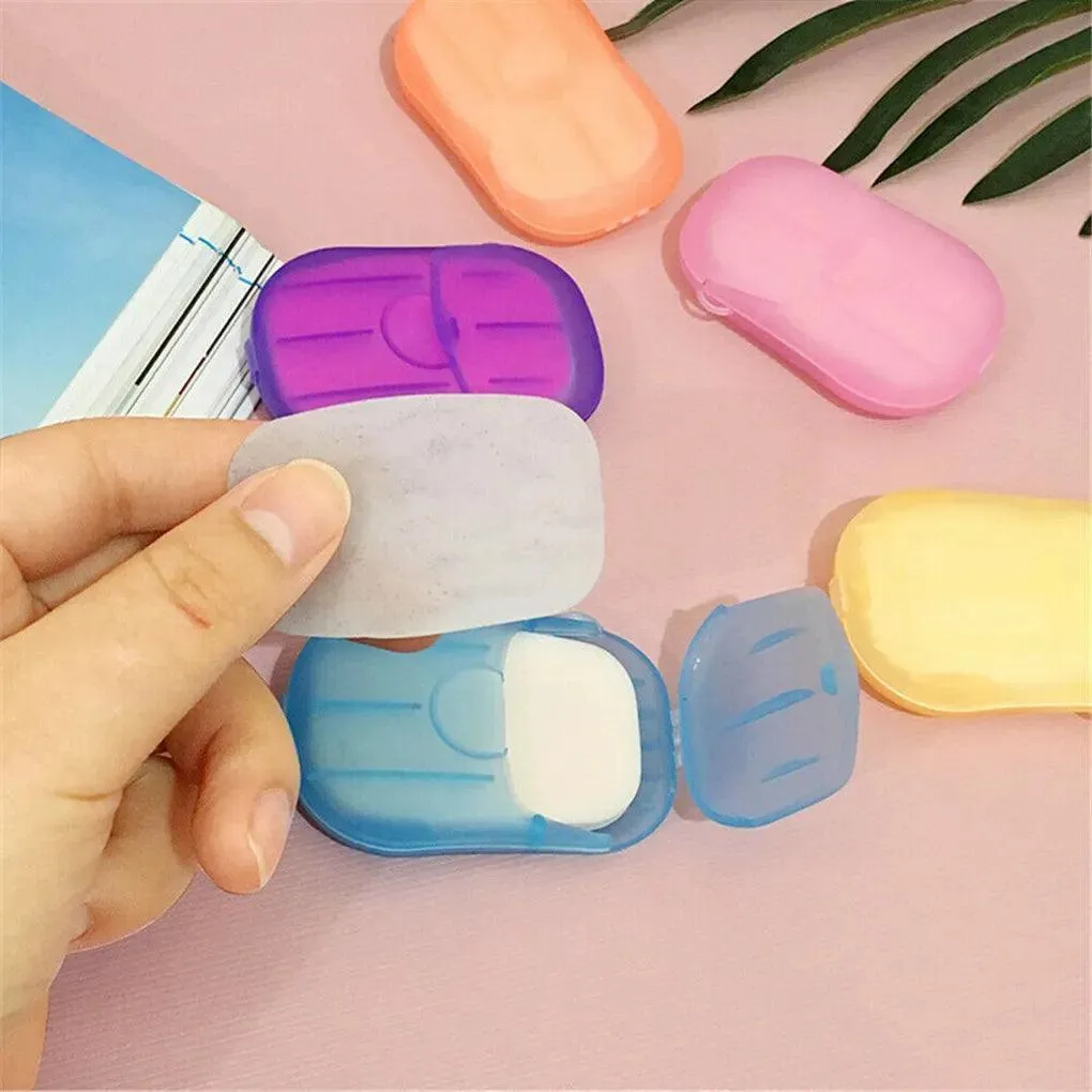 On-The-Go Scented Soap Paper: Portable Cleansing Sheets for Travelers