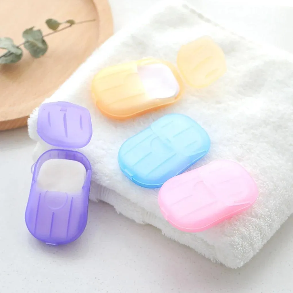 On-The-Go Scented Soap Paper: Portable Cleansing Sheets for Travelers