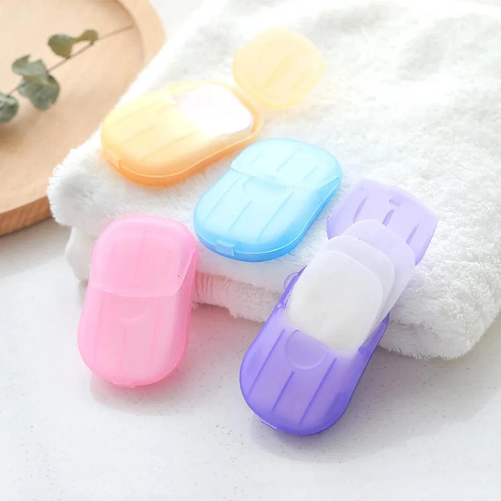 On-The-Go Scented Soap Paper: Portable Cleansing Sheets for Travelers