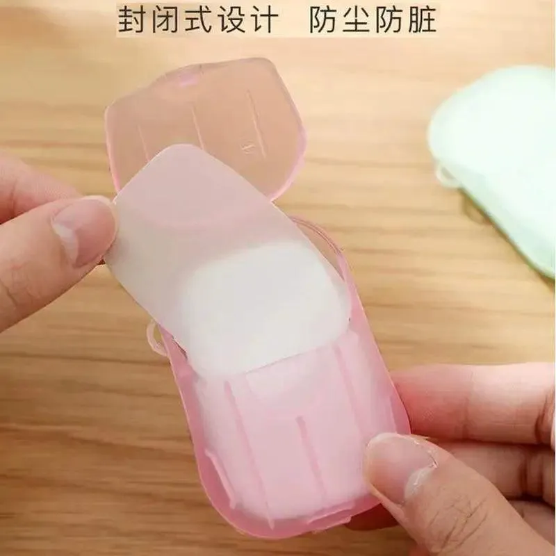 On-The-Go Scented Soap Paper: Portable Cleansing Sheets for Travelers