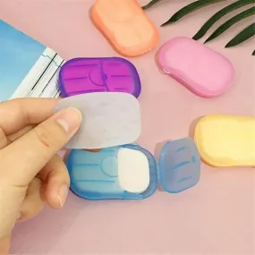 On-The-Go Scented Soap Paper: Portable Cleansing Sheets for Travelers