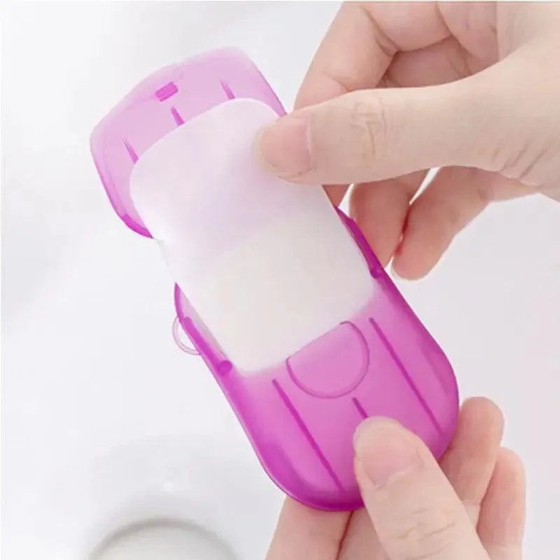 On-The-Go Scented Soap Paper: Portable Cleansing Sheets for Travelers