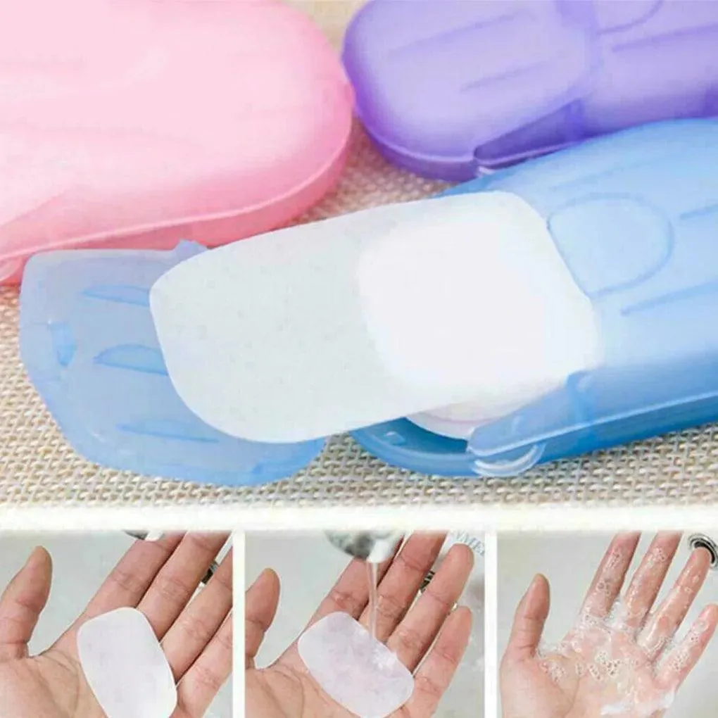 On-The-Go Scented Soap Paper: Portable Cleansing Sheets for Travelers