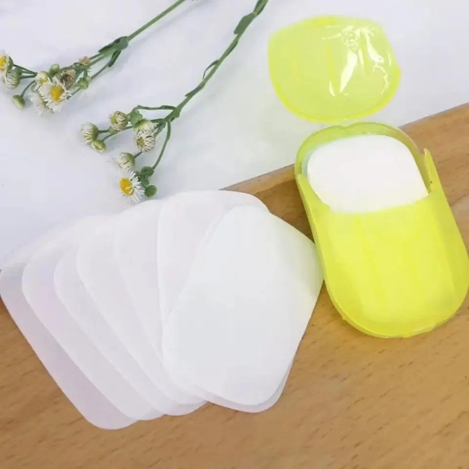 On-The-Go Scented Soap Paper: Portable Cleansing Sheets for Travelers