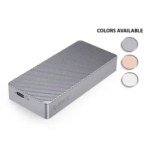 ORICO M.2 NVME SSD Solid State Drive Enclosure with USB 3.2 Gen2 Type-C Interface, 40Gbps Transfer Rate, 4TB Max Capacity with PCIe 3.0 and UASP TRIM Function for Smartphone PC Desktop Laptop | Gray, Rose Gold, Silver | M214C3-U4