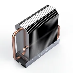 ORICO M2HS7 M.2 SSD Copper Aluminum Heatsink  with Fast Cooling Thermal Fin and Copper Pipe for Single and Double-Sided 2280 M.2 NVMe NGFF SATA SSD Solid State Drive, PC, Desktop Computer, CPU, Motherboard, Gaming Console