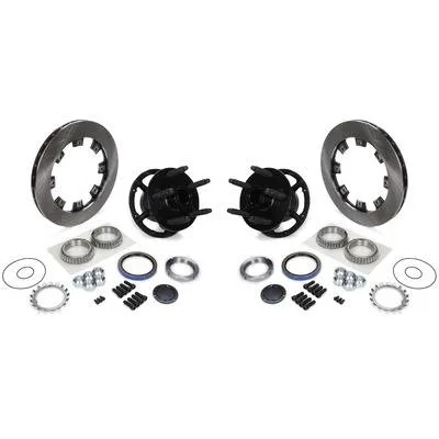 PEM 5 x 5 Rear Hub Assembly - 24 Spline Drive Flange - Steel - Black