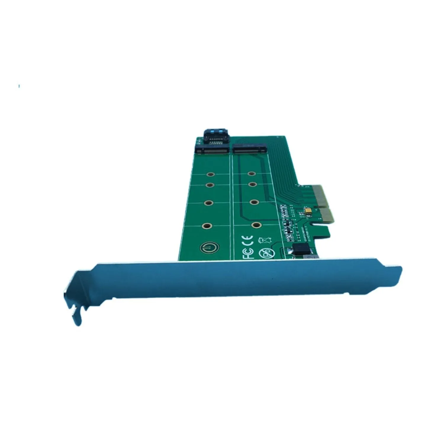 Pi ®(PiPlus®)PCIe x4 to NGFF (PCIe) SSD   SATA to NGFF (SATA) Card (3.3V, 12V) 1B1M