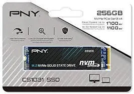 PNY CS1031 256GB NVMe SSD Gen3x4 M.2